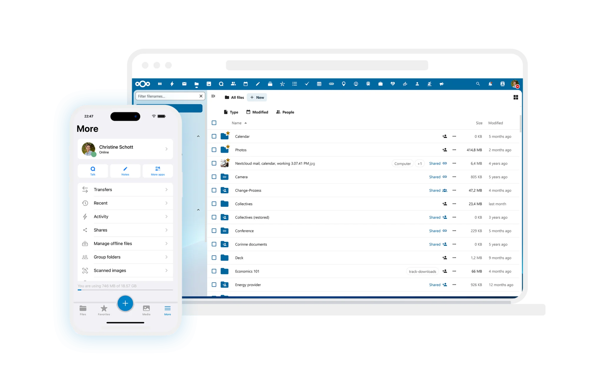 Nextcloud Files Interface
